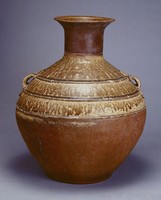 藏品(青瓷三凸絃紋大瓶)的圖片