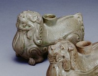 藏品(青瓷獅形插具)的圖片