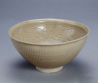 藏品(刻花童紋碗)的圖片