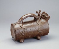 藏品(青釉鳥虎紋夜壺)的圖片