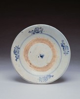 藏品(青花花卉盤)的圖片
