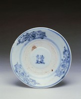 藏品(青花花卉盤)的圖片