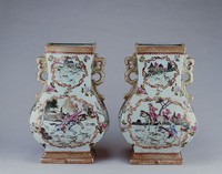 藏品(五彩洋畫描金大瓷壺)的圖片