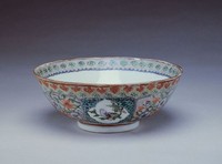 藏品(綠彩開光瓷碗)的圖片