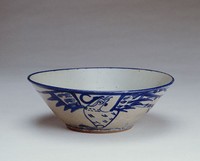 藏品(翔鳥紋青花碗)的圖片
