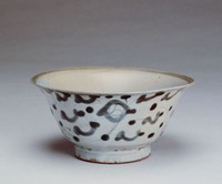 藏品(點鉤紋青花碗)的圖片