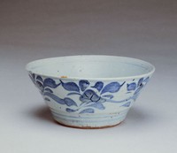 藏品(大折枝花紋青花碗)的圖片