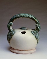 藏品(白瓷綠彩石灰壺)的圖片