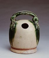 藏品(白瓷綠彩石灰壺)的圖片