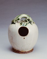 藏品(白瓷綠彩石灰壺)的圖片