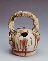 藏品(白瓷褐綠彩石灰壺)的圖片