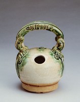 藏品(白瓷綠彩石灰壺)的圖片