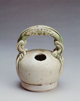 藏品(白瓷綠彩石灰壺)的圖片