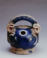 藏品(白瓷藍彩石灰壺)的圖片