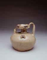 藏品(青瓷雞首雙繫盤口壺)的圖片