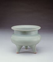 藏品(粉青三足爐)的圖片