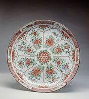 藏品(五彩八瓣花卉盤)的圖片