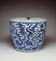 藏品(青花龍紋魚缸)的圖片