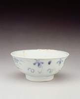 藏品(青花花草紋碗)的圖片