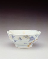 藏品(青花花草紋碗)的圖片