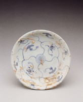 藏品(青花線圈靈芝紋盤)的圖片