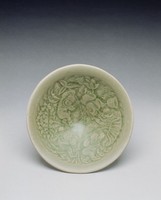 藏品(臨汝窯蓮池娃娃戲水紋碗)的圖片