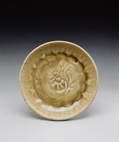 藏品(耀州窯青瓷印花紋盤)的圖片