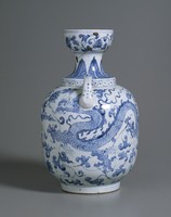 藏品(青花雲龍紋鋦瓷執壺)的圖片
