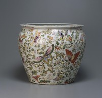 藏品(粉彩花蝶魚缸)的圖片