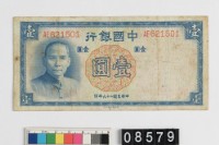 藏品(中國銀行法幣壹圓鈔券)的圖片