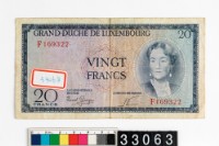 藏品(盧森堡20法郎券)的圖片