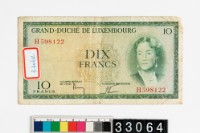 藏品(盧森堡10法郎券)的圖片