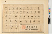 藏品(繼鶴齋藏西藏文字母)的圖片