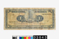 藏品(尼加拉瓜1科多巴鈔券)的圖片