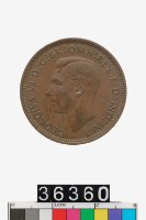 藏品(英國1/2便士幣)的圖片