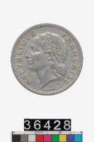 藏品(法國5法郎幣)的圖片