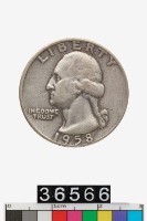 藏品(美國25分幣)的圖片