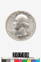 藏品(美國獨立200週年25分紀念幣)的圖片