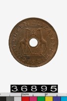 藏品(羅德西亞與尼亞薩蘭聯邦1/2便士幣)的圖片