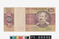 藏品(巴西100克魯塞羅鈔券)的圖片