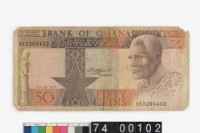 藏品(迦納50塞地鈔券)的圖片