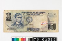 藏品(菲律賓1比索紙幣)的圖片