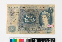 藏品(英國5鎊鈔券)的圖片