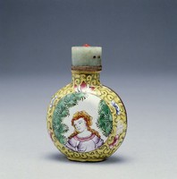 藏品(銅胎畫琺瑯鼻煙壺)的圖片