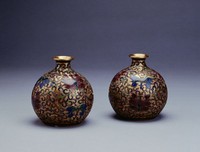 藏品(金地彩繪瓶)的圖片