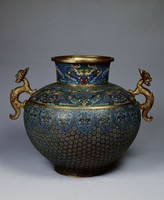藏品(掐絲琺瑯龍耳罍)的圖片