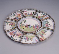 藏品(畫琺瑯人物盤)的圖片