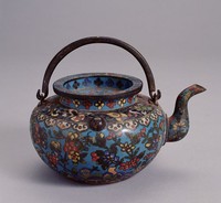 藏品(掐絲琺瑯花卉紋茶壺)的圖片
