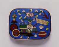 藏品(銅胎掐絲琺瑯帶首)的圖片