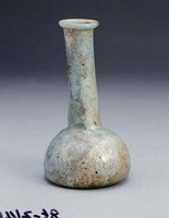 藏品(藍色長頸玻璃瓶)的圖片